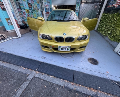 BMW E46 M3 天井張り替え施工前 外観の様子