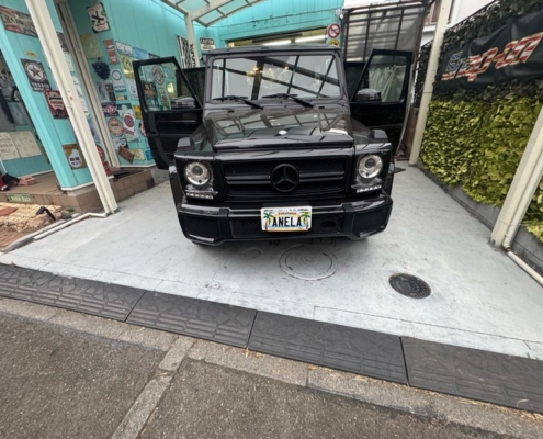 メルセデスベンツ Gクラス AMG G55 天井張り替え施工 東京都世田谷区 施工車両外観