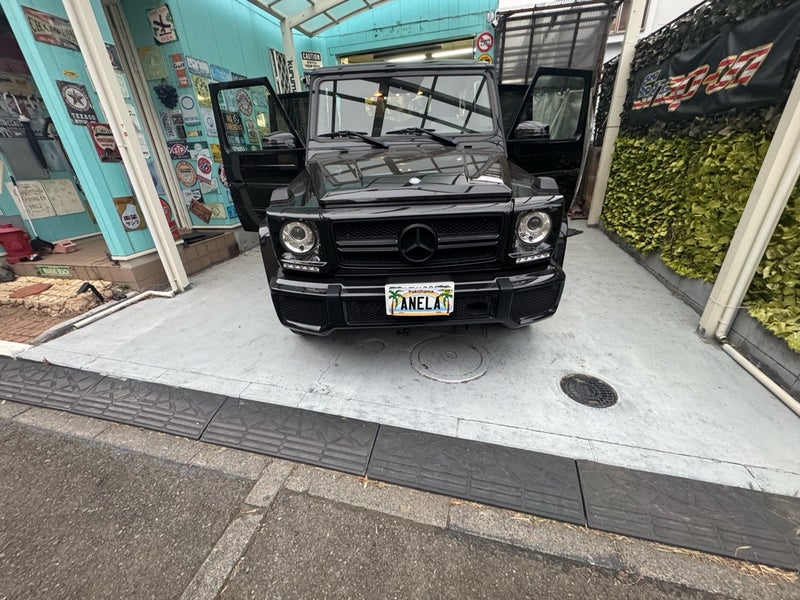 メルセデスベンツ Gクラス AMG G55 施工車両外観 メルセデスベンツ Gクラス AMG G55 天井張り替え施工 東京都世田谷区 施工車両外観